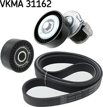 SKF VKMA 31162 - Set curea transmisie cu caneluri aaoparts.ro