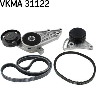 SKF VKMA 31122 - Set curea transmisie cu caneluri aaoparts.ro