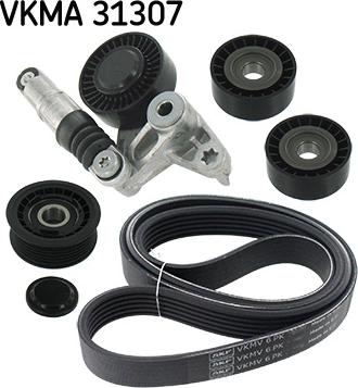 SKF VKMA 31307 - Set curea transmisie cu caneluri aaoparts.ro