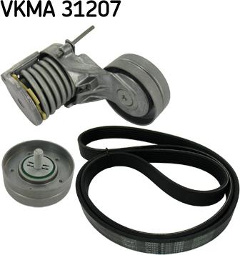 SKF VKMA 31207 - Set curea transmisie cu caneluri aaoparts.ro