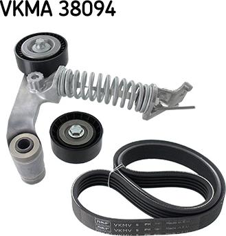 SKF VKMA 38094 - Set curea transmisie cu caneluri aaoparts.ro