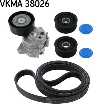 SKF VKMA 38026 - Set curea transmisie cu caneluri aaoparts.ro