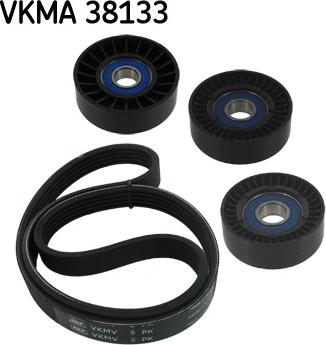 SKF VKMA 38133 - Set curea transmisie cu caneluri aaoparts.ro