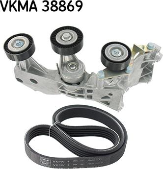 SKF VKMA 38869 - Set curea transmisie cu caneluri aaoparts.ro