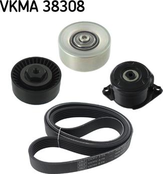 SKF VKMA 38308 - Set curea transmisie cu caneluri aaoparts.ro