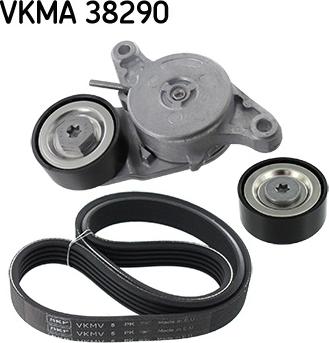 SKF VKMA 38290 - Set curea transmisie cu caneluri aaoparts.ro