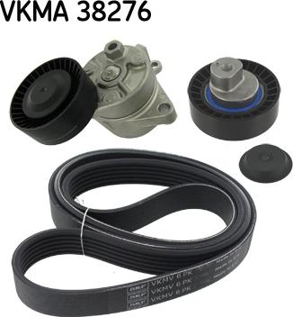 SKF VKMA 38276 - Set curea transmisie cu caneluri aaoparts.ro