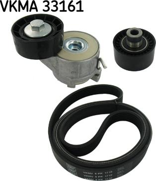 SKF VKMA 33161 - Set curea transmisie cu caneluri aaoparts.ro