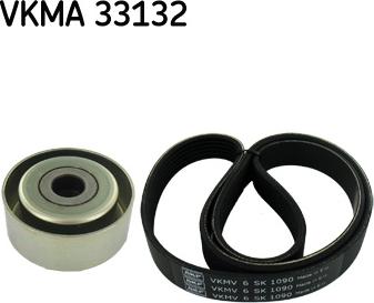 SKF VKMA 33132 - Set curea transmisie cu caneluri aaoparts.ro