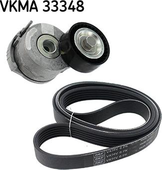 SKF VKMA 33348 - Set curea transmisie cu caneluri aaoparts.ro