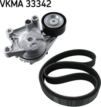 SKF VKMA 33342 - Set curea transmisie cu caneluri aaoparts.ro
