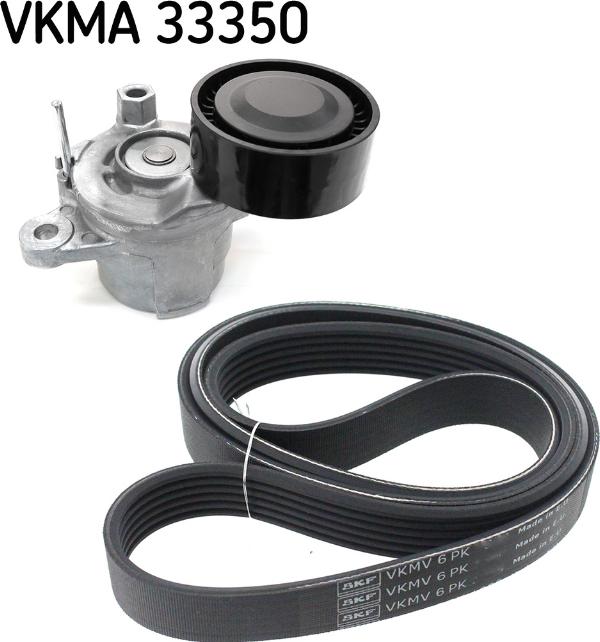 SKF VKMA 33350 - Set curea transmisie cu caneluri aaoparts.ro