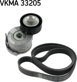 SKF VKMA 33205 - Set curea transmisie cu caneluri aaoparts.ro