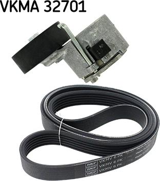SKF VKMA 32701 - Set curea transmisie cu caneluri aaoparts.ro