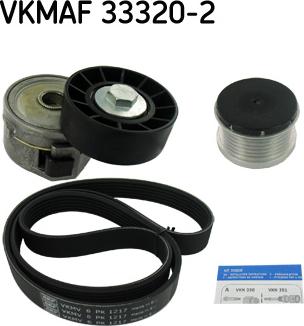 SKF VKMAF 33320-2 - Set curea transmisie cu caneluri aaoparts.ro