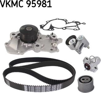 SKF VKMC 95981 - Set pompa apa + curea dintata aaoparts.ro