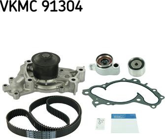 SKF VKMC 91304 - Set pompa apa + curea dintata aaoparts.ro