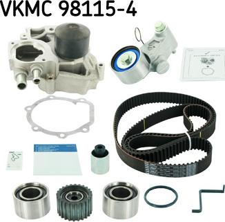 SKF VKMC 98115-4 - Set pompa apa + curea dintata aaoparts.ro