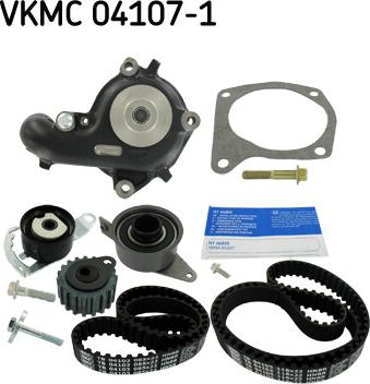 SKF VKMC 04107-1 - Set pompa apa + curea dintata aaoparts.ro