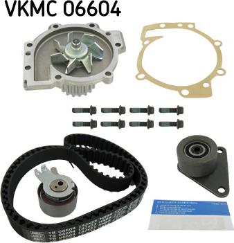 SKF VKMC 06604 - Set pompa apa + curea dintata aaoparts.ro