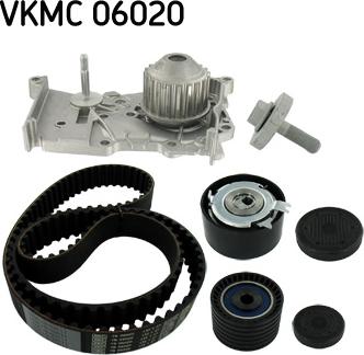 SKF VKMC 06020 - Set pompa apa + curea dintata aaoparts.ro