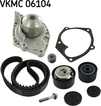 SKF VKMC 06104 - Set pompa apa + curea dintata aaoparts.ro