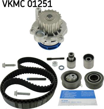 SKF VKMC 01251 - Set pompa apa + curea dintata aaoparts.ro