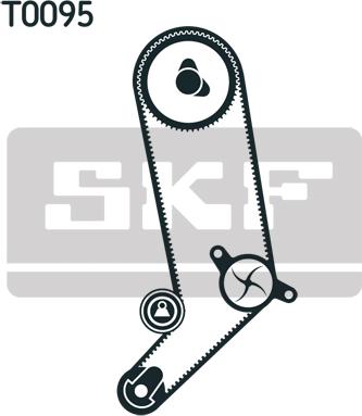 SKF VKMC 01253 - Set pompa apa + curea dintata aaoparts.ro