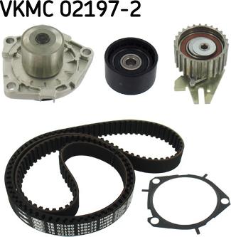 SKF VKMC 02197-2 - Set pompa apa + curea dintata aaoparts.ro