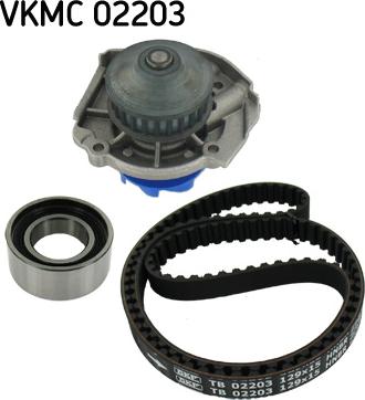 SKF VKMC 02203 - Set pompa apa + curea dintata aaoparts.ro