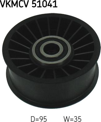 SKF VKMCV 51041 - Rola ghidare / conducere, curea transmisie aaoparts.ro