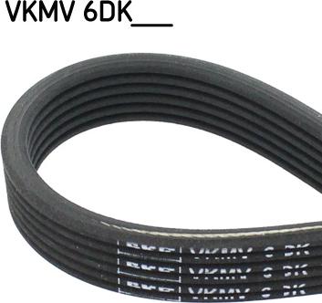 SKF VKMV 6DK1320 - Curea transmisie cu caneluri aaoparts.ro