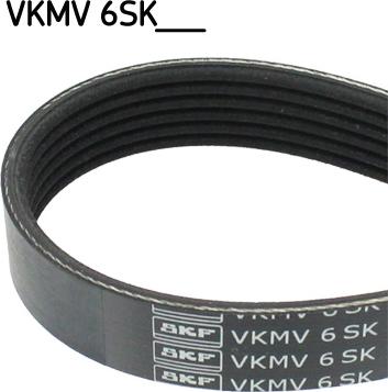 SKF VKMV 6SK842 - Curea transmisie cu caneluri aaoparts.ro