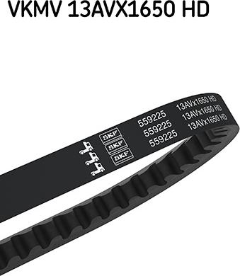SKF VKMV 13AVX1650 HD - Curea transmisie aaoparts.ro