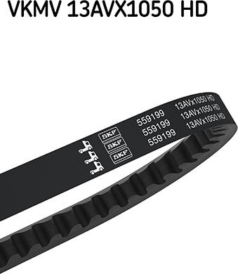 SKF VKMV 13AVX1050 HD - Curea transmisie aaoparts.ro