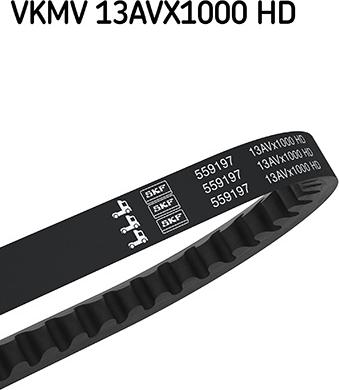 SKF VKMV 13AVX1000 HD - Curea transmisie aaoparts.ro