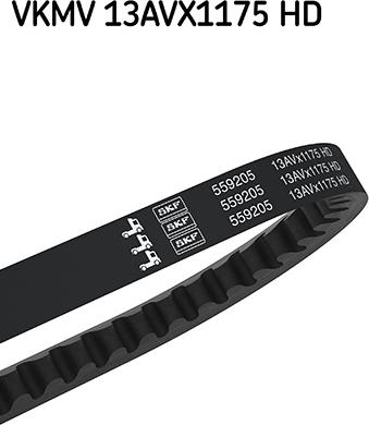 SKF VKMV 13AVX1175 HD - Curea transmisie aaoparts.ro