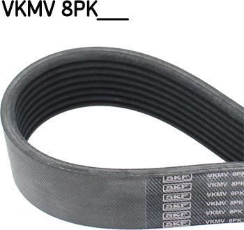 SKF VKMV 8PK1390 - Curea transmisie cu caneluri aaoparts.ro