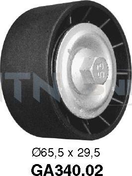 SNR GA340.02 - Rola ghidare / conducere, curea transmisie aaoparts.ro