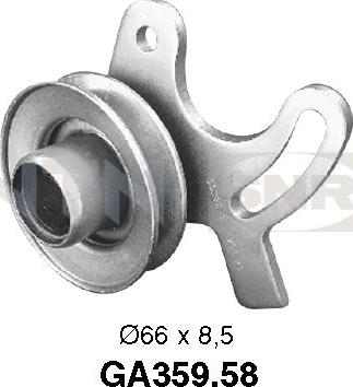 SNR GA359.58 - Rola ghidare / conducere, curea transmisie aaoparts.ro
