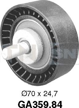 SNR GA359.84 - Rola ghidare / conducere, curea transmisie aaoparts.ro