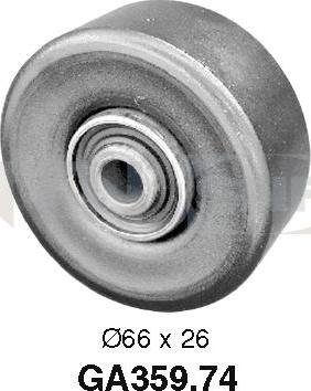 SNR GA359.74 - Rola ghidare / conducere, curea transmisie aaoparts.ro