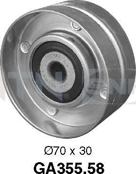 SNR GA355.58 - Rola ghidare / conducere, curea transmisie aaoparts.ro