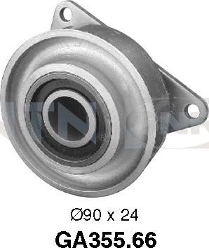 SNR GA355.66 - Rola ghidare / conducere, curea transmisie aaoparts.ro