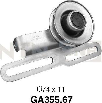 SNR GA355.67 - Rola ghidare / conducere, curea transmisie aaoparts.ro