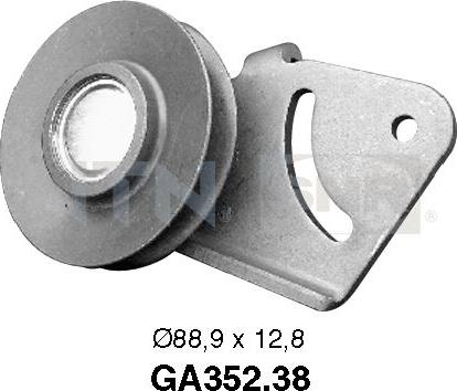 SNR GA352.38 - Rola ghidare / conducere, curea transmisie aaoparts.ro