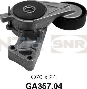 SNR GA357.04 - Rola ghidare / conducere, curea transmisie aaoparts.ro