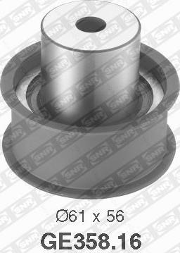 SNR GE358.16 - Rola ghidare / conducere, curea distributie aaoparts.ro