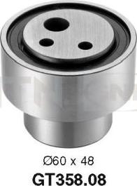 SNR GT358.08 - Rola intinzator,curea distributie aaoparts.ro