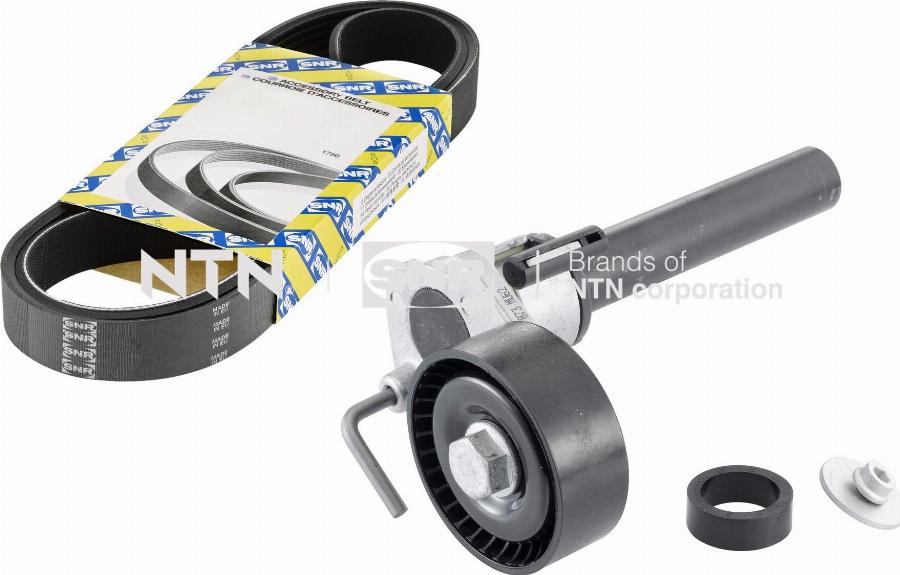 SNR KA857.44 - Set curea transmisie cu caneluri aaoparts.ro